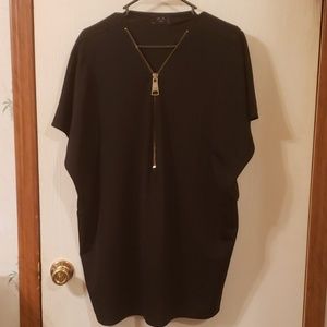 Mid Zip up blouse by AX Paris Curve 22